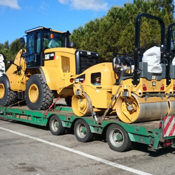 Transport routier de matériel de chantier