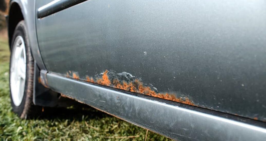 corrosion sur la carrosserie